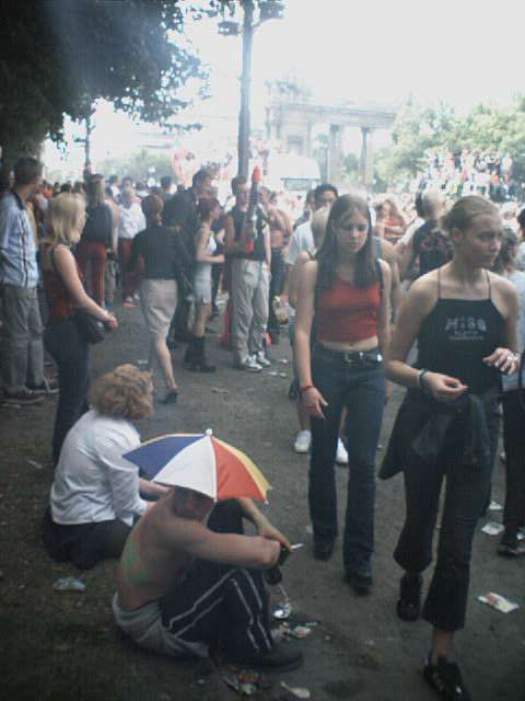 Photo von der Loveparade in Berlin am 21.07.2001